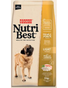 HP NUTRIBEST ADULT LIGHT CHICKEN & RICE
