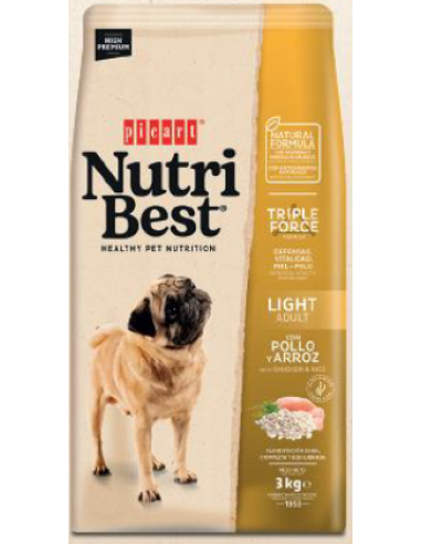 HP NUTRIBEST ADULT LIGHT CHICKEN & RICE